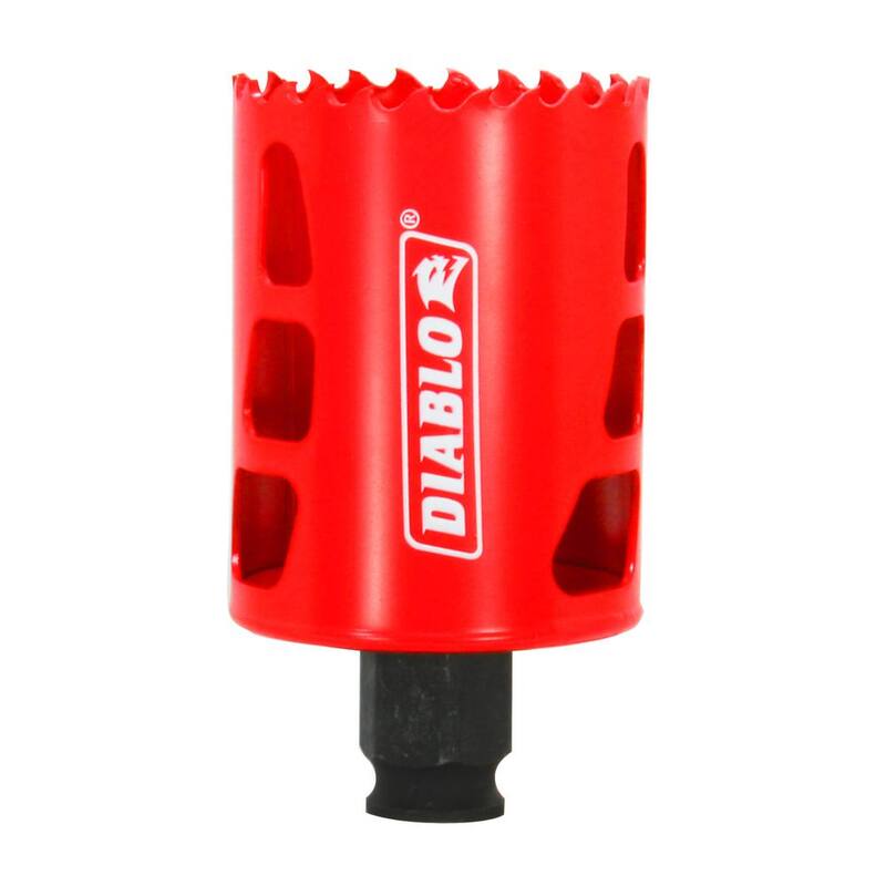 Sierra perforadora bimetálica DIABLO de 2 pulgadas con profundidad de corte de 2-3/8 pulgadas - DHS2000
