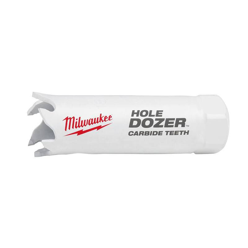 Broca de agujero con sierra de hoyuelos de carburo de 7/8 de pulgada de Milwaukee - 49-56-0704