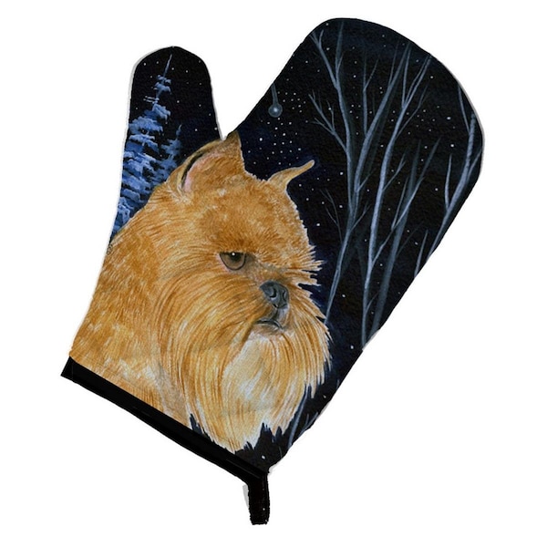 Carolines Treasures Starry Night Brussels Griffon Oven Mitt - SS8362OVMT