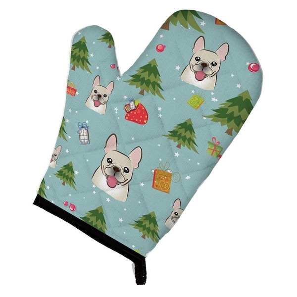 Carolines Treasures Christmas French Bulldog Oven Mitt - BB5027OVMT
