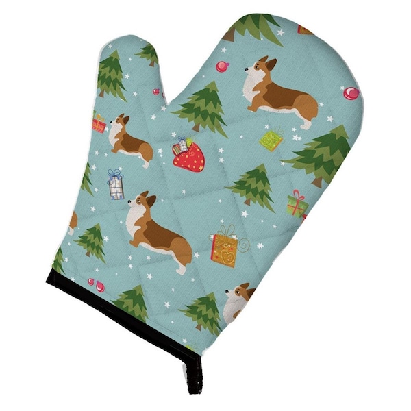 Carolines Treasures Christmas Corgi Oven Mitt - BB4844OVMT