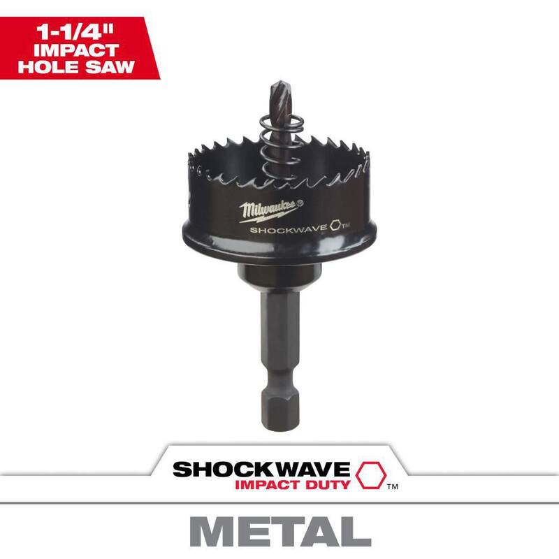 Milwaukee 1-1/4 pulg. Sierra de corona para trabajo pesado SHOCKWAVE IMPACT - 49-56-9825