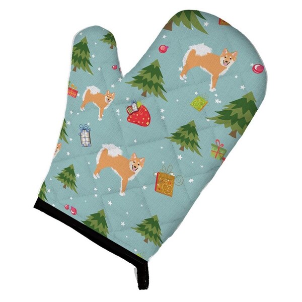 Carolines Treasures Christmas Icelandic Shepherd Oven Mitt - BB4960OVMT