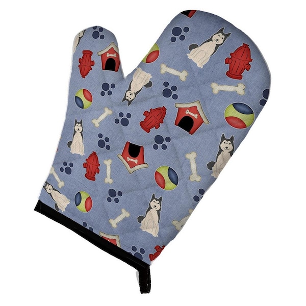 Carolines Treasures Dog House Collection West Siberian Laika Spitz Oven Mitt - BB2638OVMT