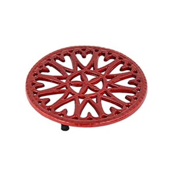 Minuteman Minuteman C-33R 7 in. Sunburst- Cast Iron Trivet - C-33R