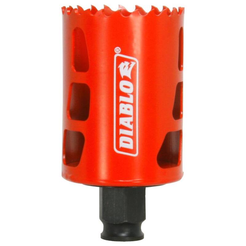 DIABLO 1-7/8 pulgadas sierra de agujero bimetálica con profundidad de corte de 2-3/8 pulgadas - DHS1875