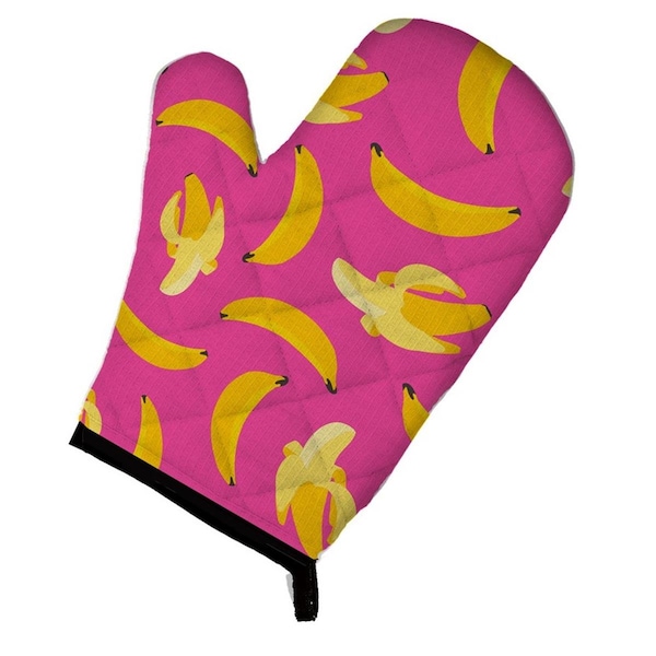 Carolines Treasures Bananas on Pink Oven Mitt - BB5140OVMT