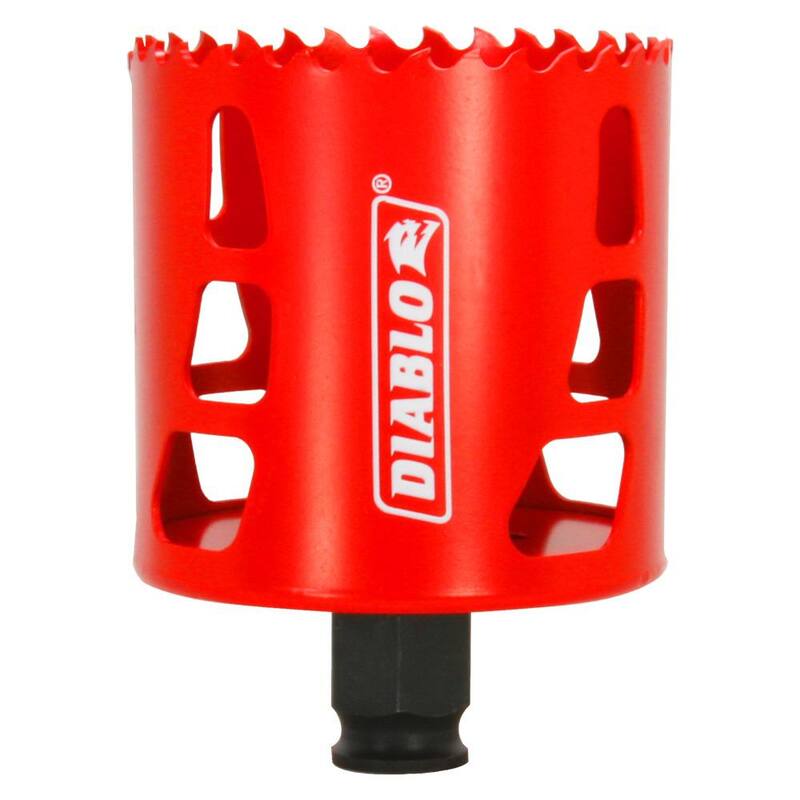 DIABLO 2-5/8 pulgadas Sierra de perforación bimetálica con profundidad de corte de 2-3/8 pulgadas - DHS2625