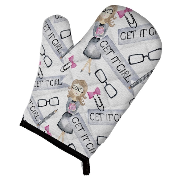 Carolines Treasures Watercolor Girl Boss Get it Girl Oven Mitt - BB7542OVMT