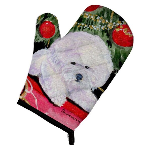 Carolines Treasures Christmas Tree with Bichon Frise Oven Mitt - SS8957OVMT