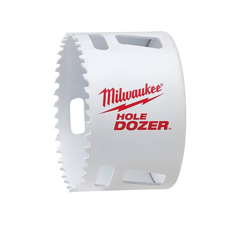 Juego de sierra perforadora bimetálica Hole Dozer de propósito general de Milwaukee con juego de brocas de titanio y juego de brocas de pala (44 piezas) - 49-22-4025-48-89-4631-49-22-0175
