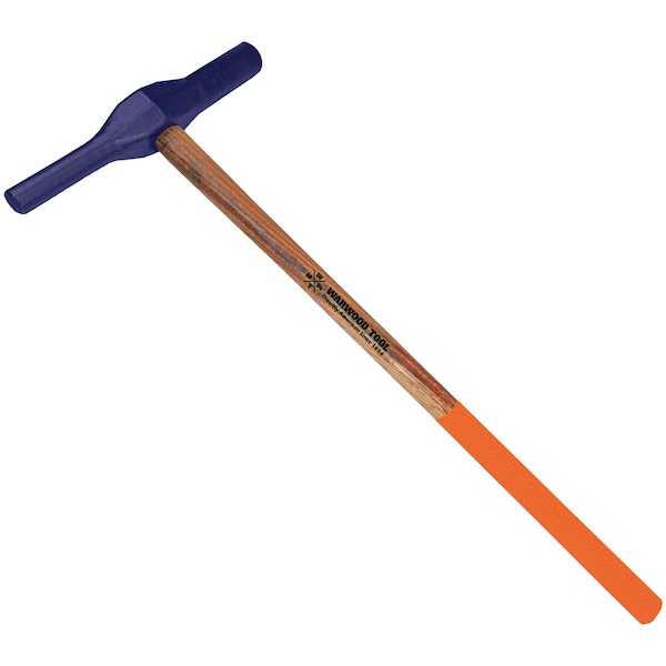 Warwood Tool 10 lb Carbon Spike Maul Bell Pattern, 36 Hickory Safety Grip Handle - 302