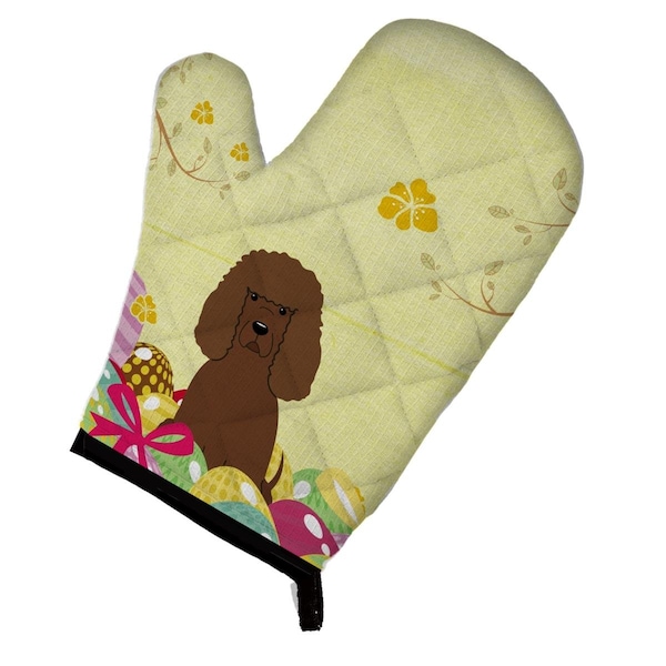 Carolines Treasures Easter Eggs Irish Water Spaniel Oven Mitt - BB6063OVMT