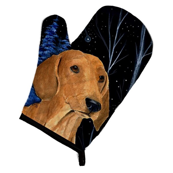Carolines Treasures Starry Night Dachshund Oven Mitt - SS8379OVMT