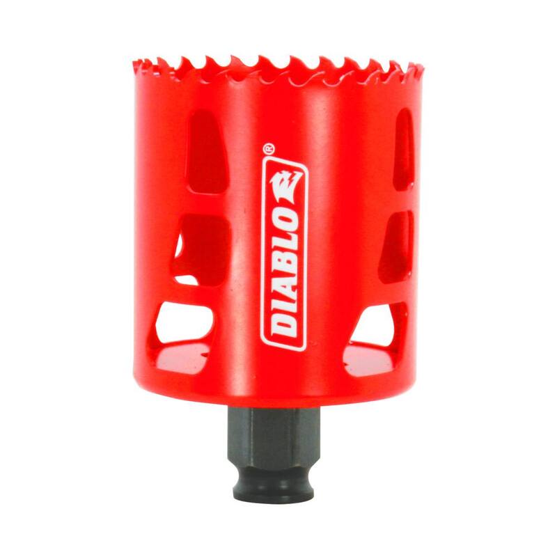 DIABLO 2-3/8 pulgadas Sierra de perforación bimetálica con una profundidad de corte de 2-3/8 pulgadas - DHS2375