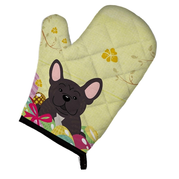 Carolines Treasures Easter Eggs French Bulldog Brindle Oven Mitt - BB6009OVMT