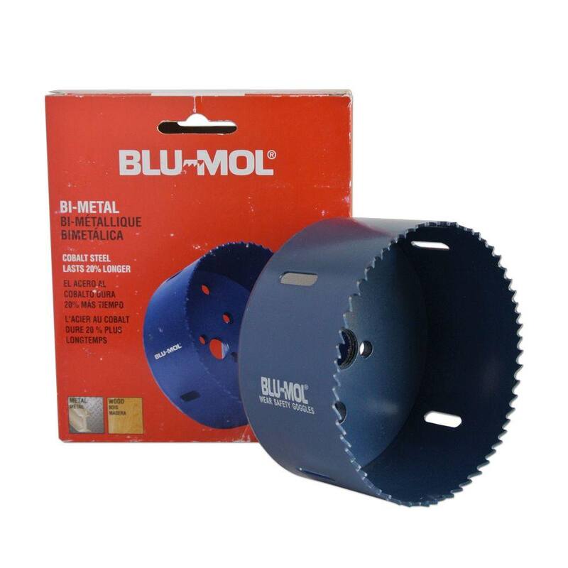 Broca perforadora bimetálica BLU-MOL Disston de 4-1/8 in. - 566