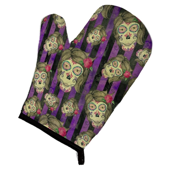 Carolines Treasures Watecolor Day of the Dead Halloween Oven Mitt - BB7519OVMT