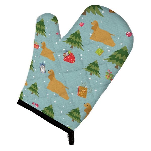 Carolines Treasures Christmas Cocker Spaniel Oven Mitt - BB4810OVMT