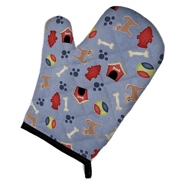 Carolines Treasures Dog House Collection Longhair Tan Chihuahua Oven Mitt - BB4063OVMT