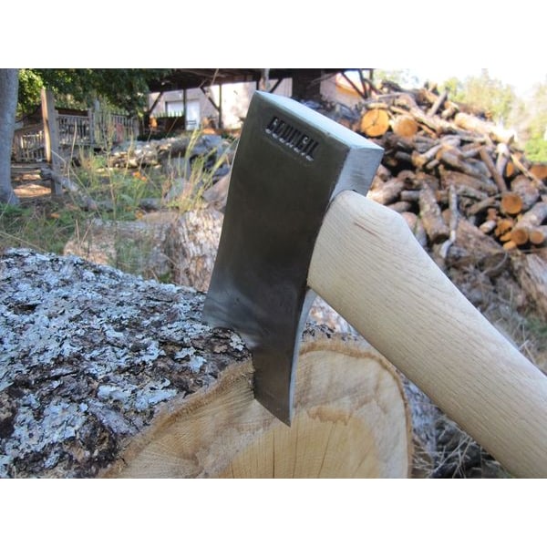 Council Tool 3.5 lb Dayton Single Bit Axe, 4-3/4 In Edge, 36 In L Hickory Handle - 35DR36C