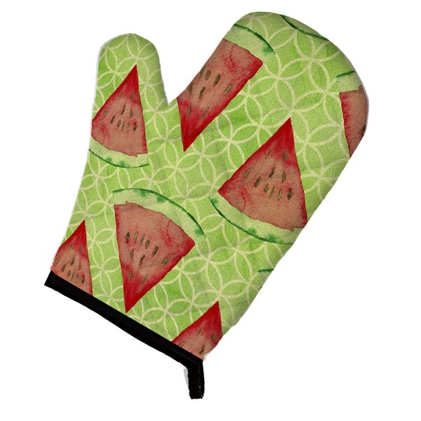 Carolines Treasures Watercolor Watermelon Oven Mitt - BB7518OVMT