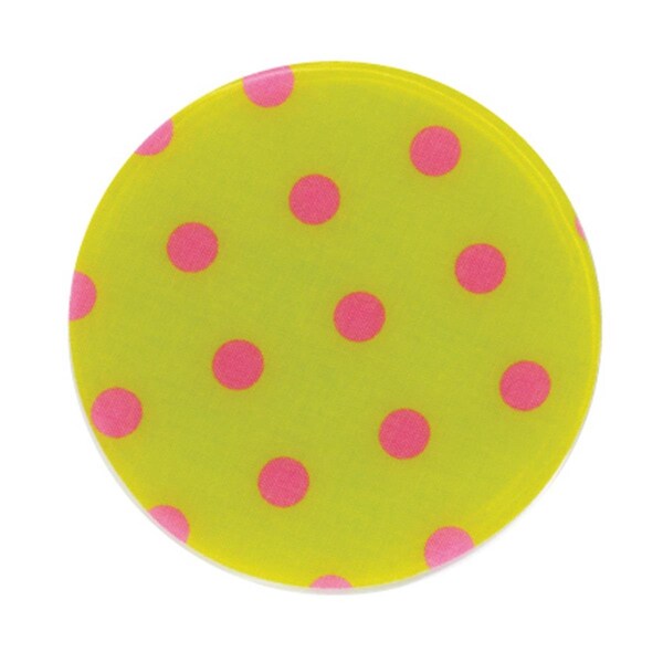 Andreas Green or Pink Dots Casserole Silicone Trivet trivets 3PK - TRC159