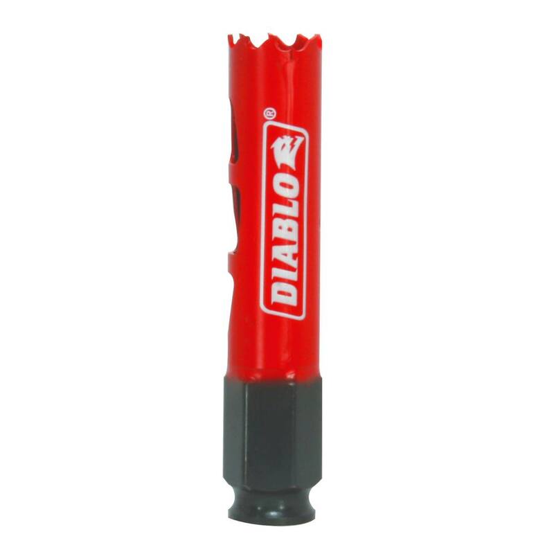 DIABLO 3/4 pulg. Sierra de corona bimetálica con una profundidad de corte de 2-3/8 pulg. - DHS0750