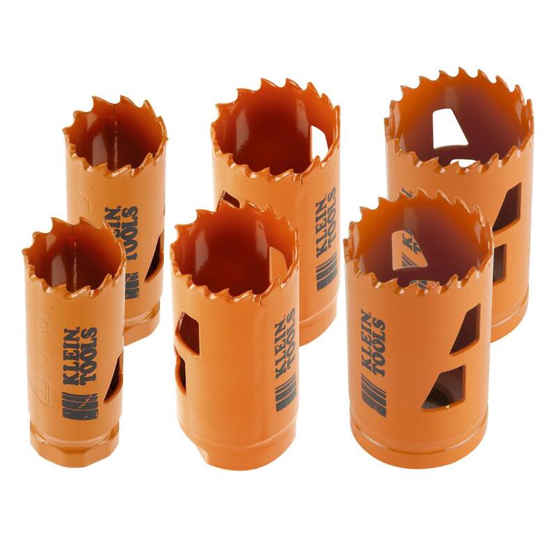 Juego de sierra de corona bimetálica Klein Tools (6 piezas) - HSBundle1