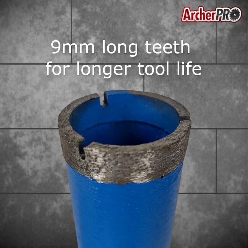 Broca de núcleo de diamante de 1-3/8 pulgadas para perforación de concreto - CB1375