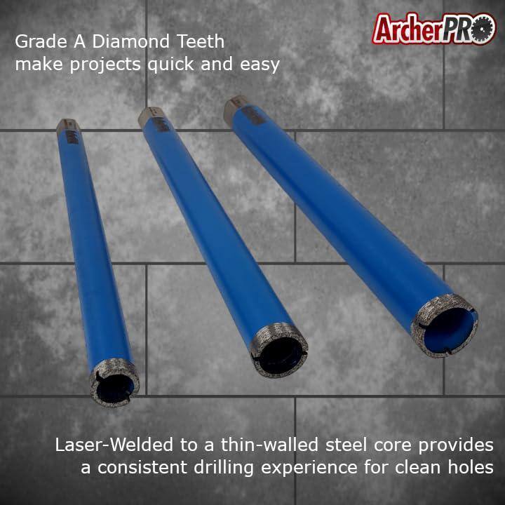 Broca de núcleo de diamante de 1-3/8 pulgadas para perforación de concreto - CB1375