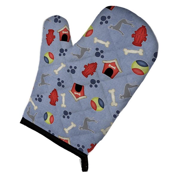 Carolines Treasures Dog House Collection Greyhound Oven Mitt - BB4097OVMT