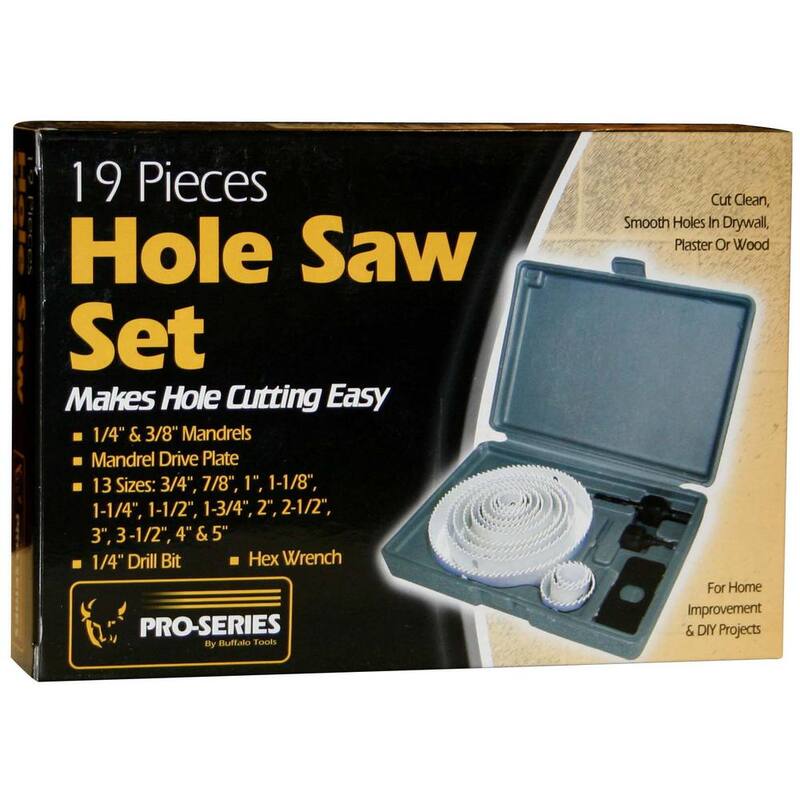 Set de hojas de sierra de perforación PRO-SERIES (19 piezas) - 801798