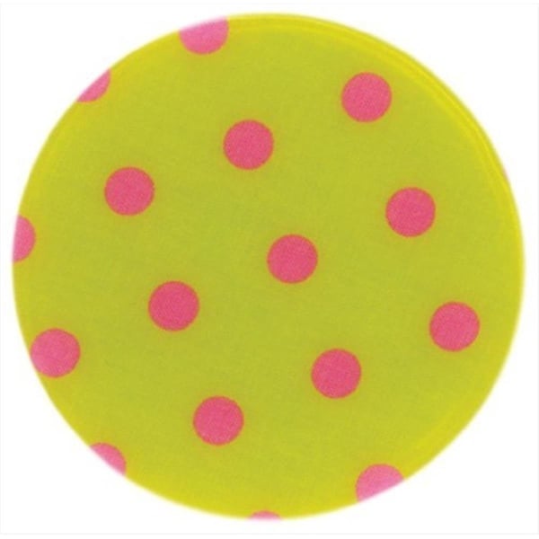 Andreas 10 in GreenPink Dots Round Silicone Trivet 3PK - TRT159