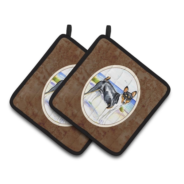 Carolines Treasures Basenji Pair of Pot Holders - 7109PTHD
