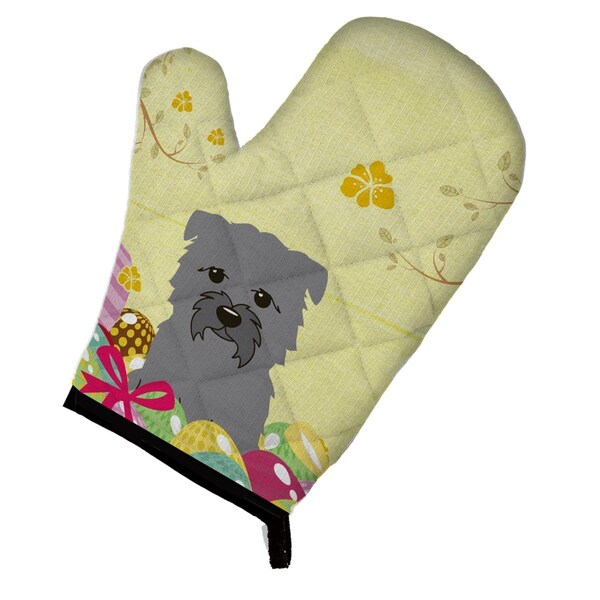 Carolines Treasures Easter Eggs Glen of Imal Grey Oven Mitt - BB6059OVMT