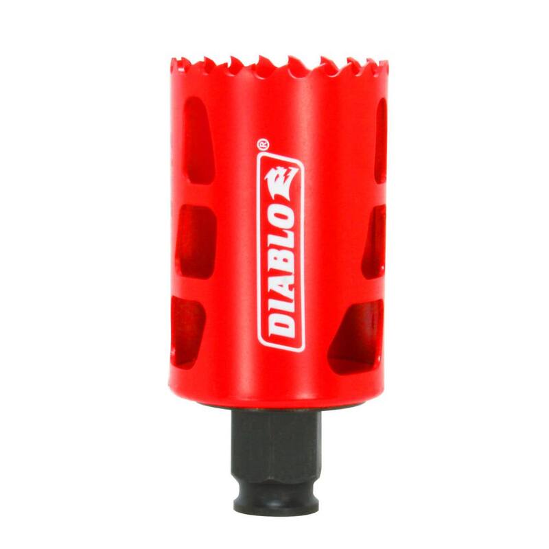 Broca perforadora bimetálica DIABLO de 1-3/4 pulgadas con profundidad de corte de 2-3/8 pulgadas - DHS1750