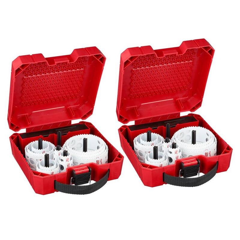 Set de Sierras de Agujero Bimetálicas para Propósitos Generales Milwaukee Hole Dozer (40 Piezas) - 49-22-4170