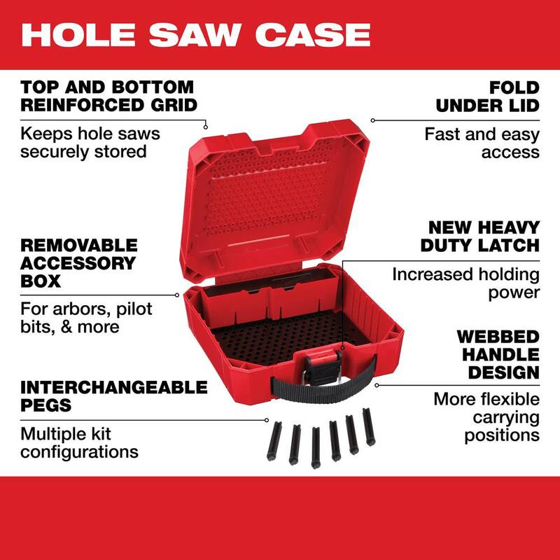 Set de Sierras de Agujero Bimetálicas para Propósitos Generales Milwaukee Hole Dozer (40 Piezas) - 49-22-4170