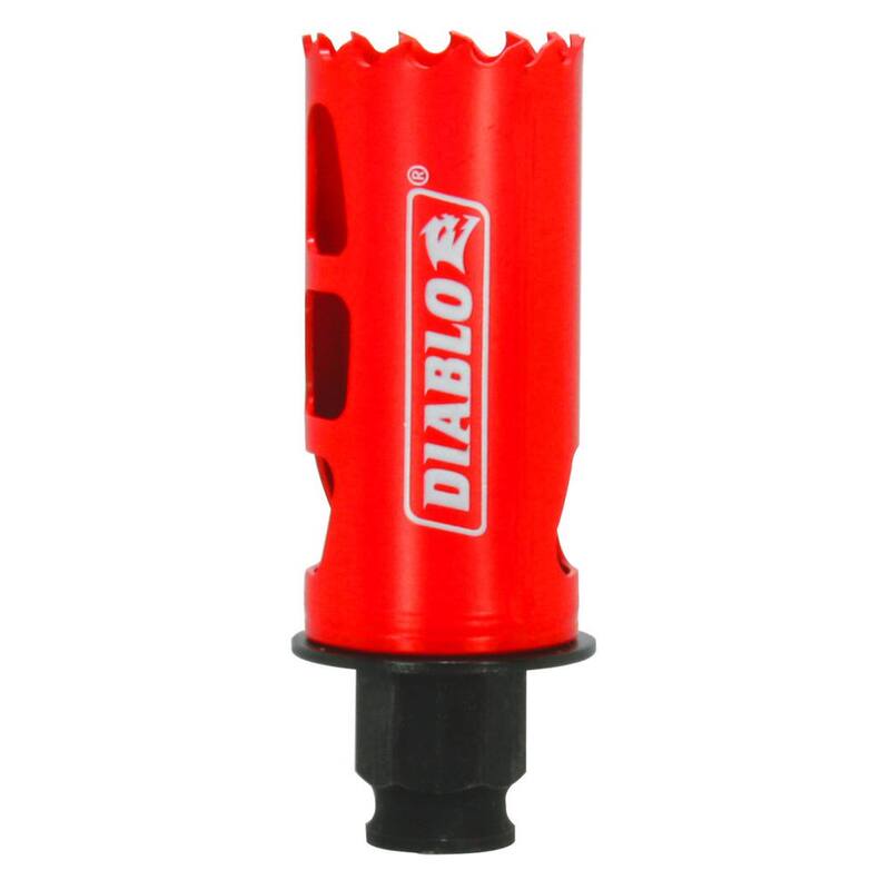 DIABLO 1-1/4 in. Sierra de corona bimetálica con profundidad de corte de 2-3/8 in. - DHS1250