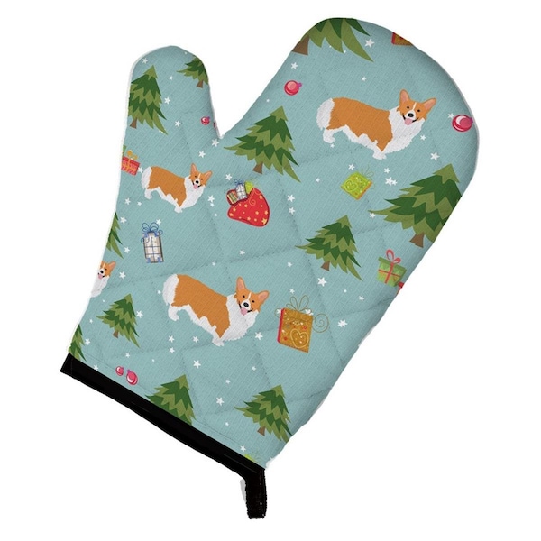 Carolines Treasures Christmas Pembroke Corgi Oven Mitt - BB4971OVMT