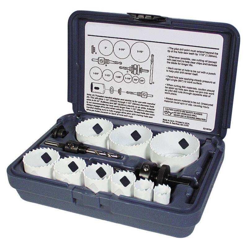 Kit de sierra de agujero bimetálica Extrema para trabajadores experimentados de Disston Journeyman (13 piezas) - D9596