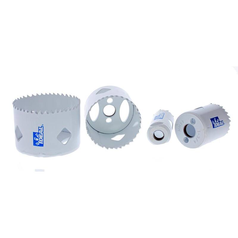 Kit de sierra de corona bimetálica para electricista IDEAL - 19 piezas - 36-502