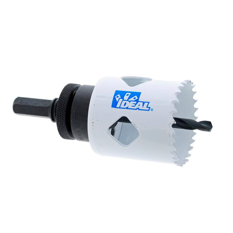 Kit de sierra de corona bimetálica para electricista IDEAL - 19 piezas - 36-502