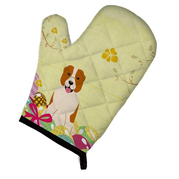 Carolines Treasures Easter Eggs Central Asian Shepherd Dog Oven Mitt - BB6049OVMT