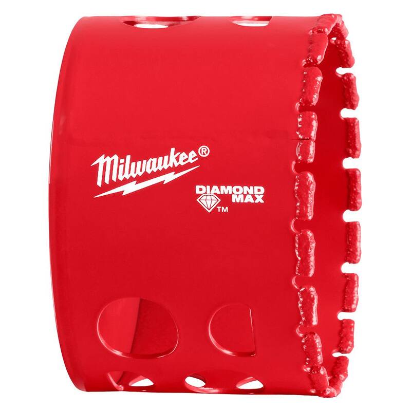 Milwaukee Sierra de corona de diamante de 2-9/16 pulgadas - 49-56-5661