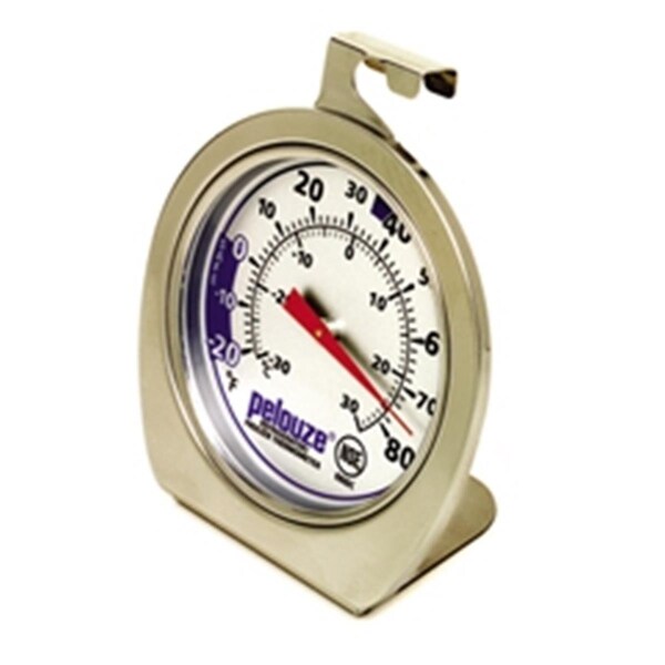 Pelouze Refrigerator-Freezer Thermometer- Easy-To-Read - PEL R80DC