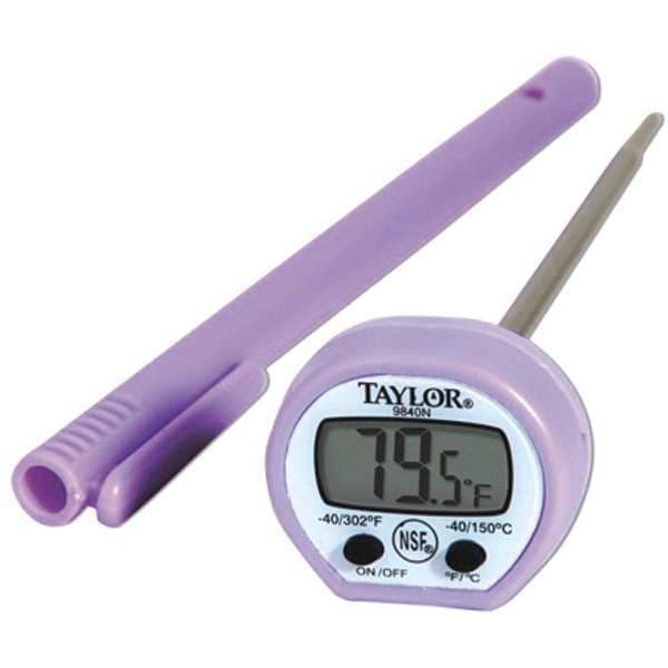 Taylor 5" LCD Digital Thermometer with -40 to 302 (F) - 9840PRN