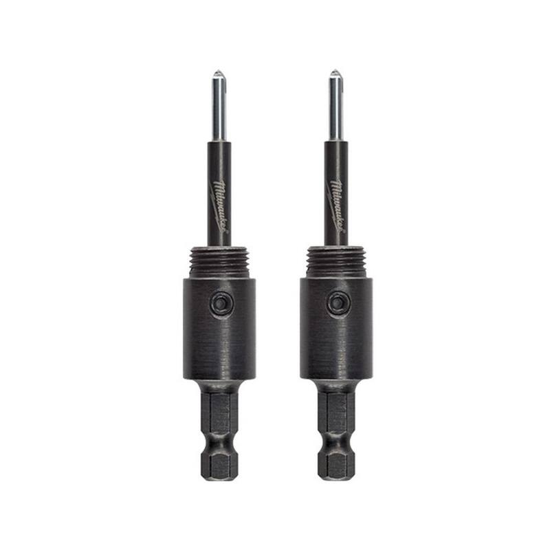 Broca inicial retractil Milwaukee con mandril grande para brocas de diamante Diamond Plus (paquete de 2) - 49-56-7135-49-56-7135.