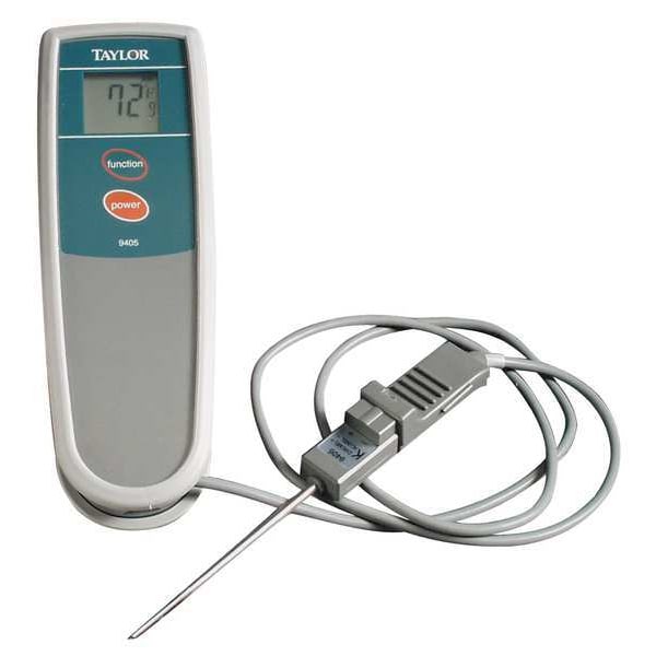 Taylor 8" LCD Digital Food Service Thermometer with -40 to 450 (F) - 9405